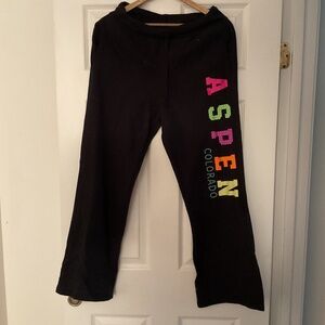 Aspen hoodie and jogger set flawed as is condition see description